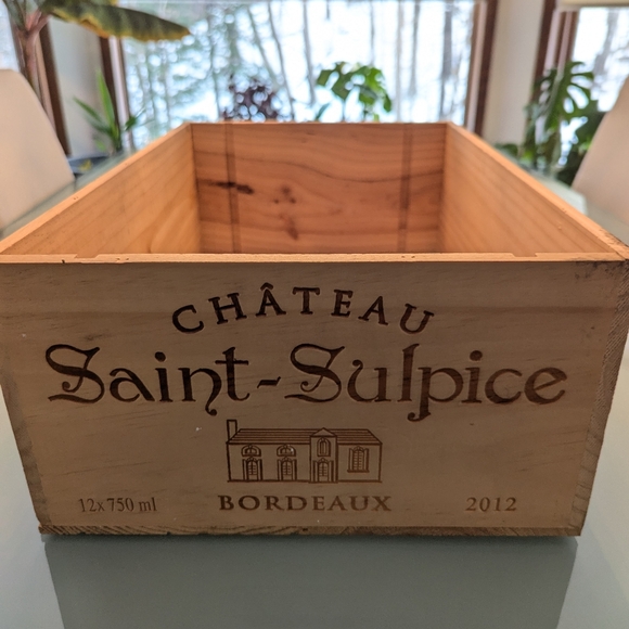 Wood Wine Box, Wine Crate, Storage Organizer, Home Decor Gift For Mom - Picture 3 of 9